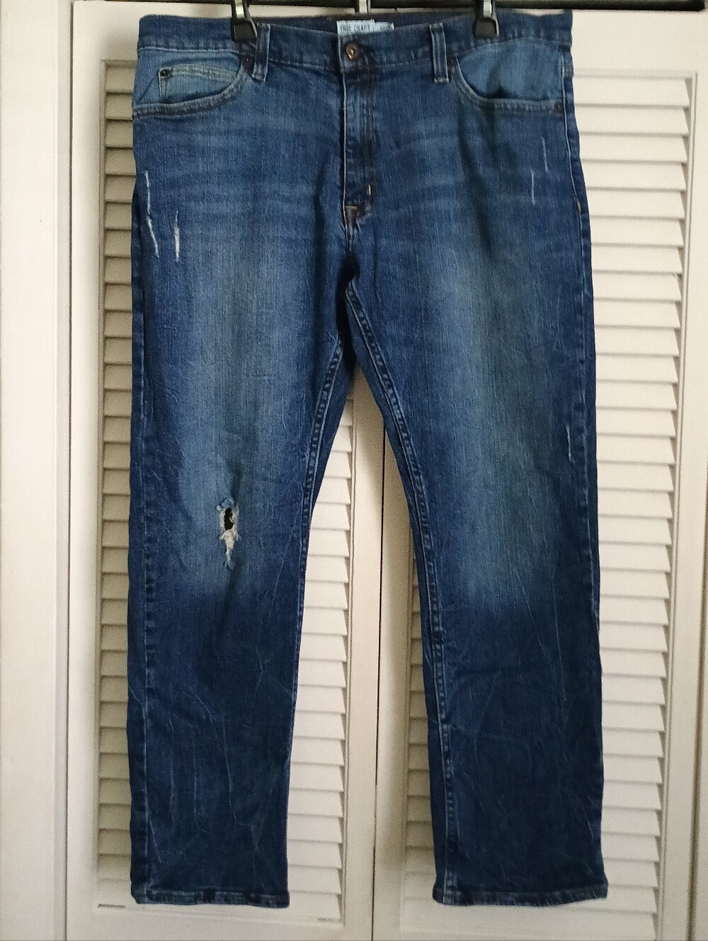 Men's True Craft Light Wash Straight Leg Jean (38W x 30L)